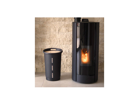 EDA Bac à pellets, 38 litres, noir