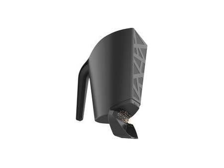 EDA Pelle à pellets, plastique, capacité: 700 g, noir