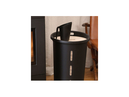 EDA Pelle à pellets, plastique, capacité: 700 g, noir