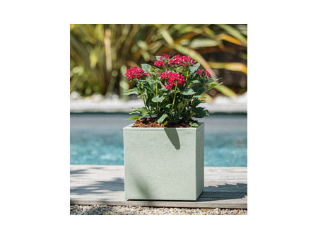 poétic Bac à plantes BASALT UP, cubique, 295 mm, anthracite