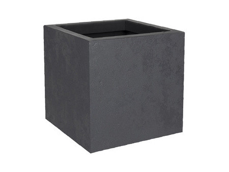 poétic Bac à plantes BASALT UP, cubique, 295 mm, anthracite