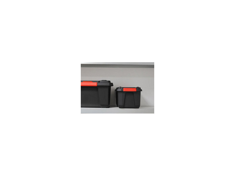 EDA Boîte de rangement XPERT PRO, 40 litres, noir/rouge