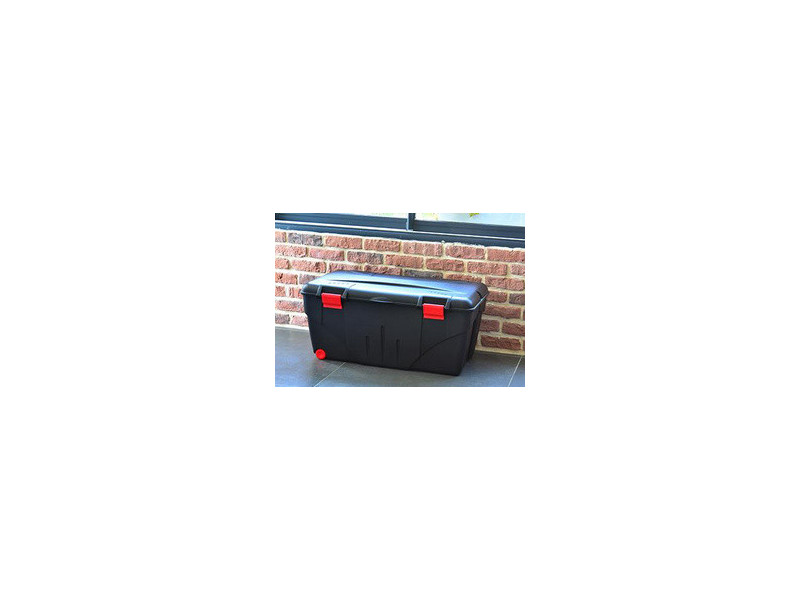 EDA Boîte de rangement TRAFIC, 200 litres, noir/rouge