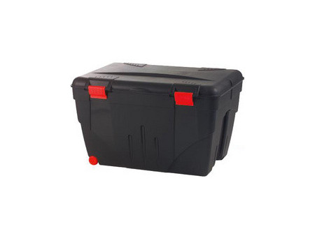 EDA Boîte de rangement TRAFIC, 200 litres, noir/rouge