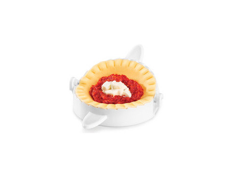 metaltex Presse à raviolis, set de 3, blanc