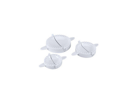 metaltex Presse à raviolis, set de 3, blanc