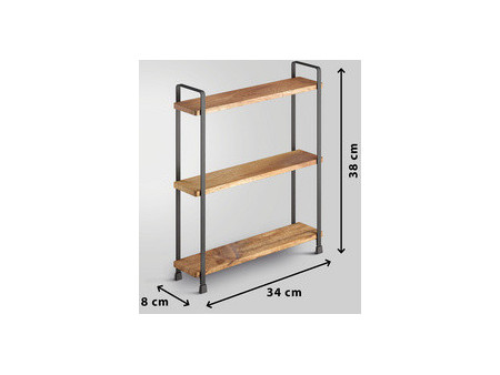 metaltex Étagère à épices York LAVA, 3 niveaux