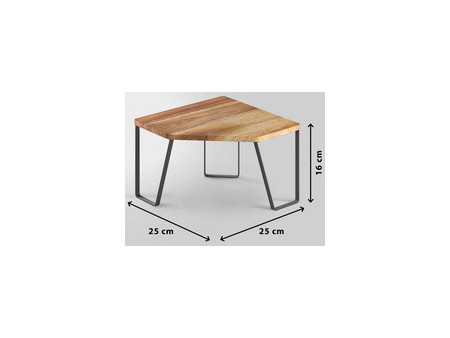 metaltex Étagère d'angle York LAVA, 1 niveau
