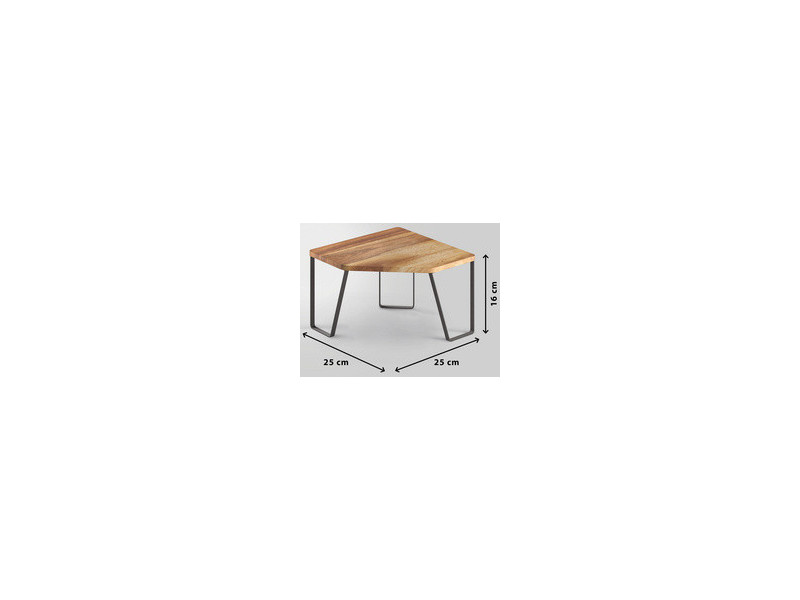 metaltex Étagère d'angle York LAVA, 1 niveau