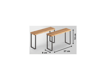 metaltex Étagère à épices York LAVA, 1 niveau, set de 2