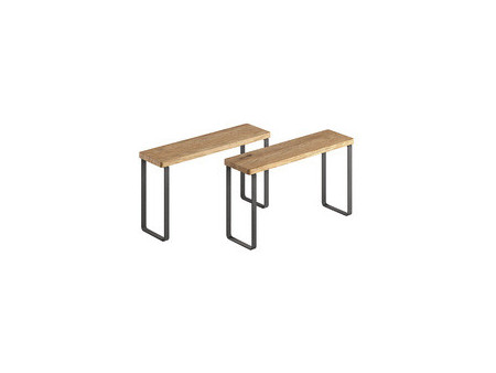 metaltex Étagère à épices York LAVA, 1 niveau, set de 2