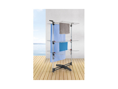 metaltex Séchoir à linge vertical Ciclone VARIO, 3 niveaux