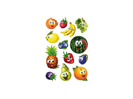 HERMA Sticker MAGIC 'Fruits', yeux vacillants