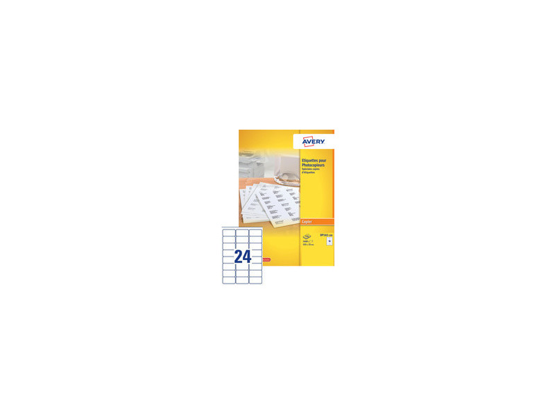 AVERY Etiquette pour photocopieur, 210 x 148,5 mm, blanc