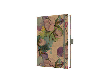 sigel Carnet de notes Jolie Pure 'Cottonflowers', A5, ligné