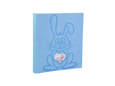 EXACOMPTA Album photos livre LAPIN TEDDY, 290 x 320 mm, bleu
