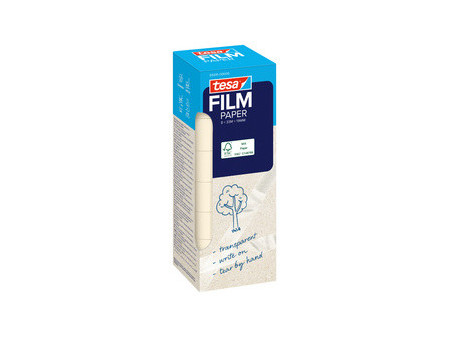 tesa Film PAPER, transparent, 19 mm x 33 m, Office Box