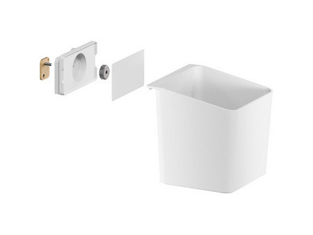 tesa KITCHEN Pot pour herbes aromatiques, blanc