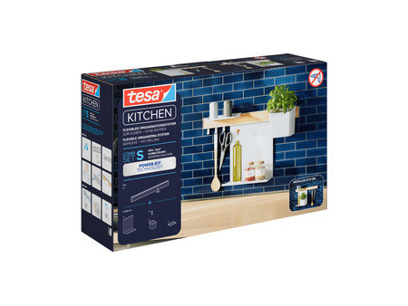 tesa KITCHEN Kit combi S, 6 pièces, blanc