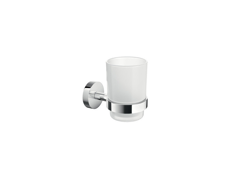 tesa Support pour verre à dents SMOOZ, avec colle, chromé