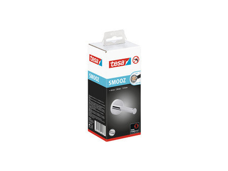 tesa Support pour rouleau WC de rechange SMOOZ, chromé