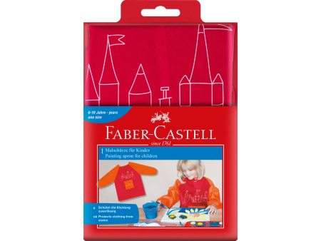 FABER-CASTELL Tablier de peinture, rouge