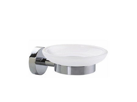 tesa Porte-savon SMOOZ, avec colle, verre satiné