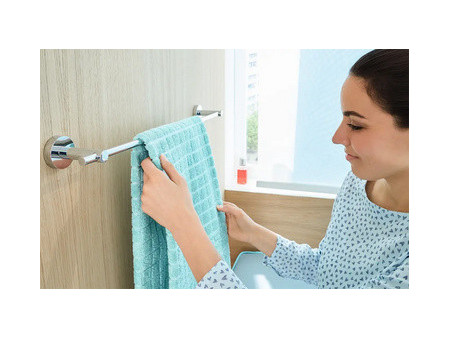 tesa Porte-serviette SMOOZ, un bras, chromé