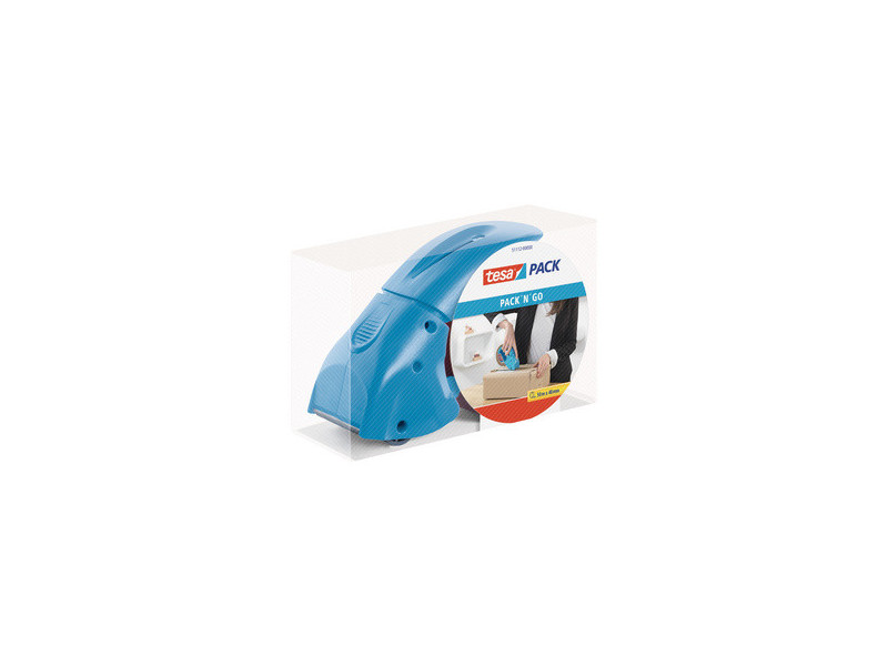 tesapack Dévidoir 'pack 'n' go', équipé, bleu
