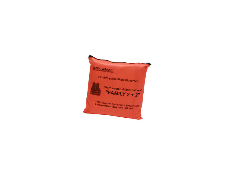 LEINA Set de 4 gilets de sécurité/gilets de signalisation