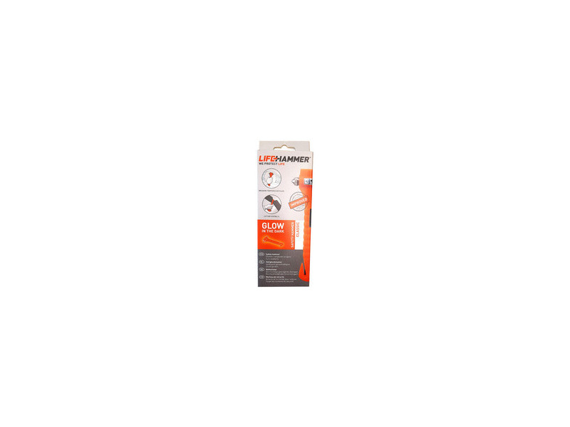LEINA Marteau de secours, avec coupe ceinture, orange