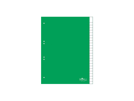 DURABLE Intercalaires en plastique, PP, 12 touches
