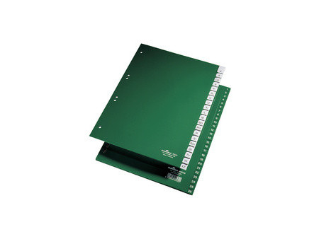 DURABLE Intercalaires en plastique, PP, 12 touches