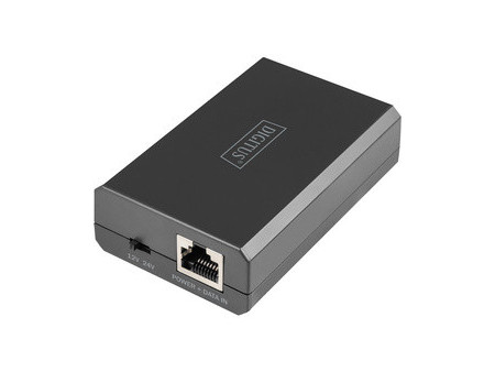 DIGITUS Répartiteur PoE Gigabit Ethernet, 802.3bt, 51 W