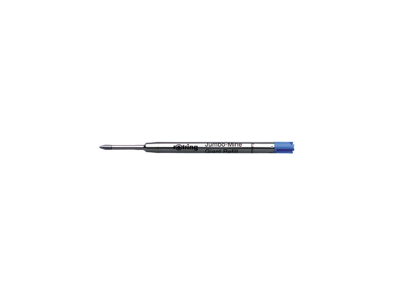 rotring Recharge Jumbo pour stylo à bille, M, bleu