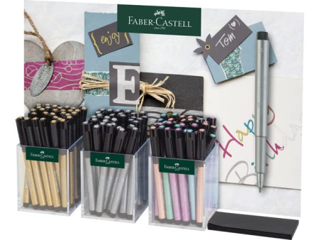 FABER-CASTELL Feutre PITT artist pen, dans un pot