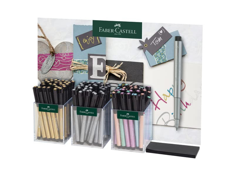 FABER-CASTELL Feutre PITT artist pen, dans un pot