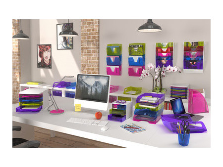 CEP Porte-revues HAPPY, format A4, couleurs assorties