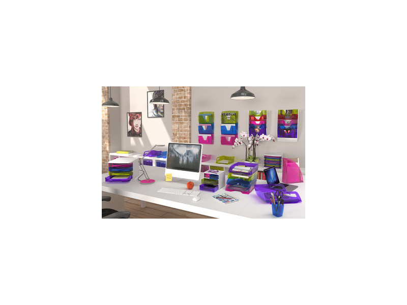 CEP Porte-revues HAPPY, format A4, couleurs assorties