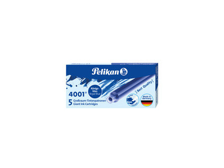 Pelikan Cartouche grande capacité 4001 GTP/5, bleu royal