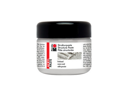Marabu Pate structurée acrylique, 225 ml, sable fin,