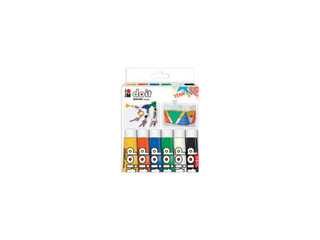Marabu Set peinture acrylique DO IT Craft Paint, 12 x 36 ml