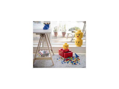 LEGO Boîte en forme de tête STORAGE HEAD PUMPKIN, L, orange