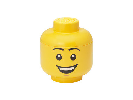 LEGO Boîte en forme de tête STORAGE HEAD PUMPKIN, L, orange