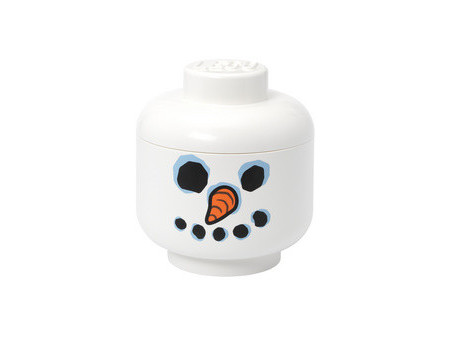 LEGO Boîte en forme de tête STORAGE HEAD PUMPKIN, L, orange