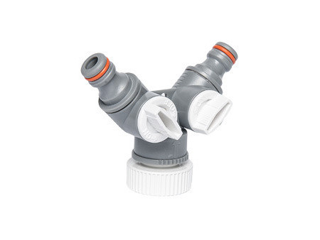 Bradas Sélecteur 2 circuits WHITE LINE avec nez de robinet