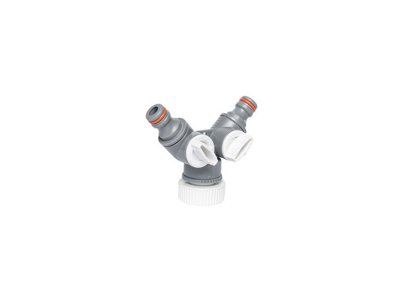 Bradas Sélecteur 2 circuits WHITE LINE avec nez de robinet