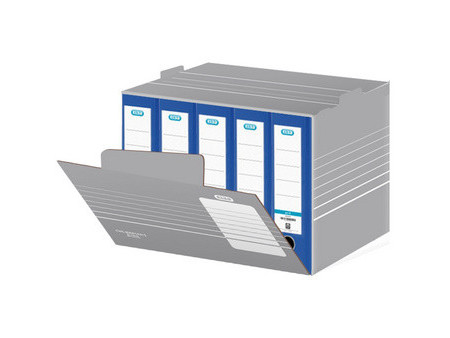 ELBA container d'archives tric, A4, gris/blanc,