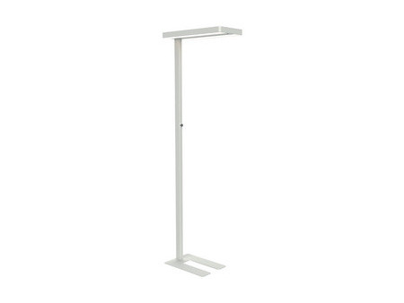 MAUL Lampadaire à LED MAULjuvis, dimmable, socle, argent