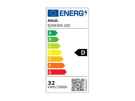MAUL Lampadaire à LED MAULjaval, dimmable, noir